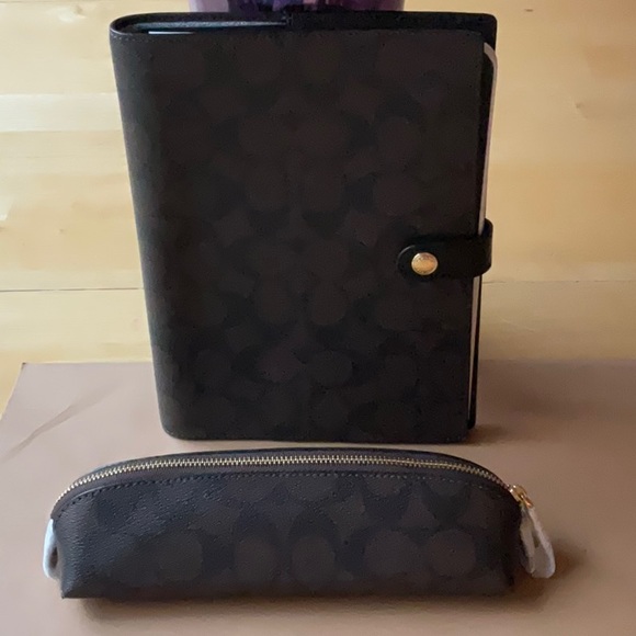 βοΈπβοΈ COACH BROWN NOTEBOOK BUNDLE πβοΈπ NWT βοΈπβοΈ - Picture 13 of 16